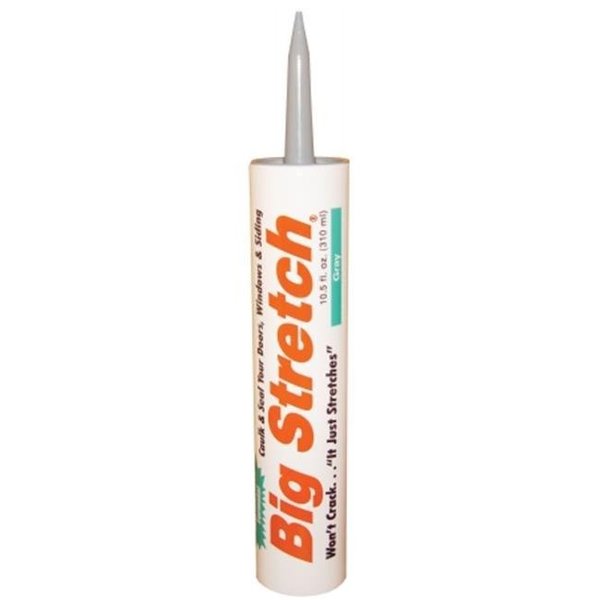 Sashco Sealants Sashco Sealants Gray Big Stretch Caulk & Seal  10010 10.5oz 31525100104